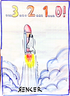 Plakat - Renker - Rakete